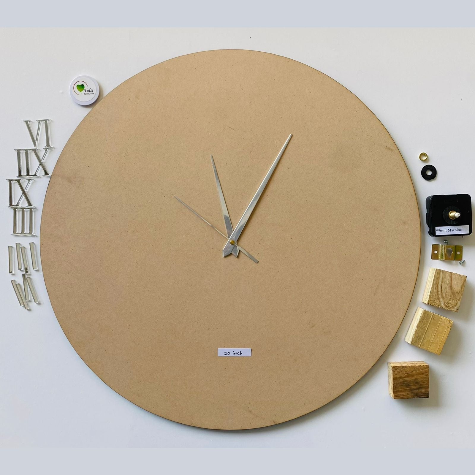 MDF Clock Set With Number