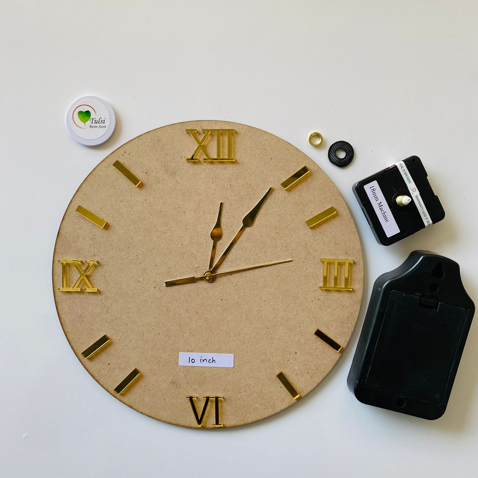 MDF Clock Set With Number