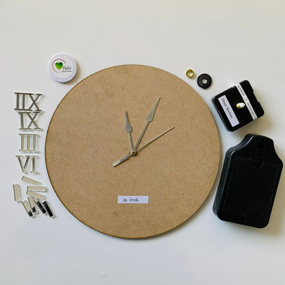 MDF Clock Set With Number