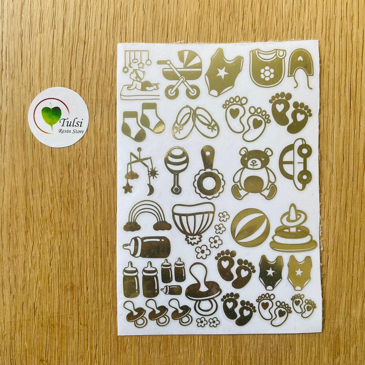 Metal Sticker - A6 Baby Icon (B)