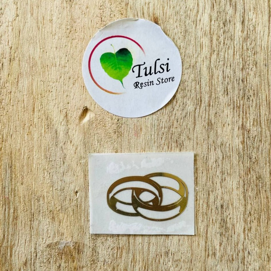 Engament Ring Sticker Metal Sticker - Engagement Ring - B – Tulsi Resin Store
