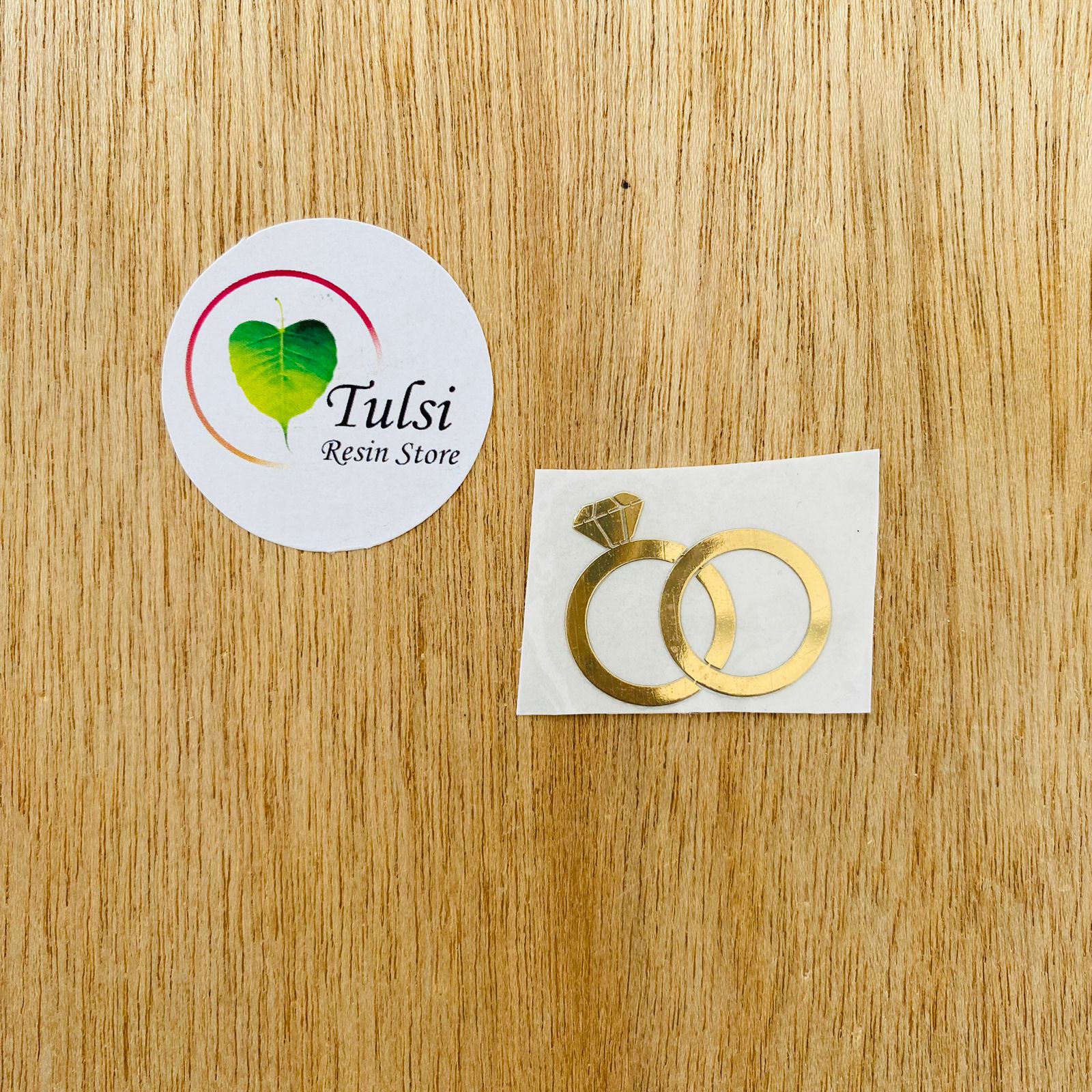 Ring Sticker Design Metal Sticker - Engagement Ring - C – Tulsi Resin Store