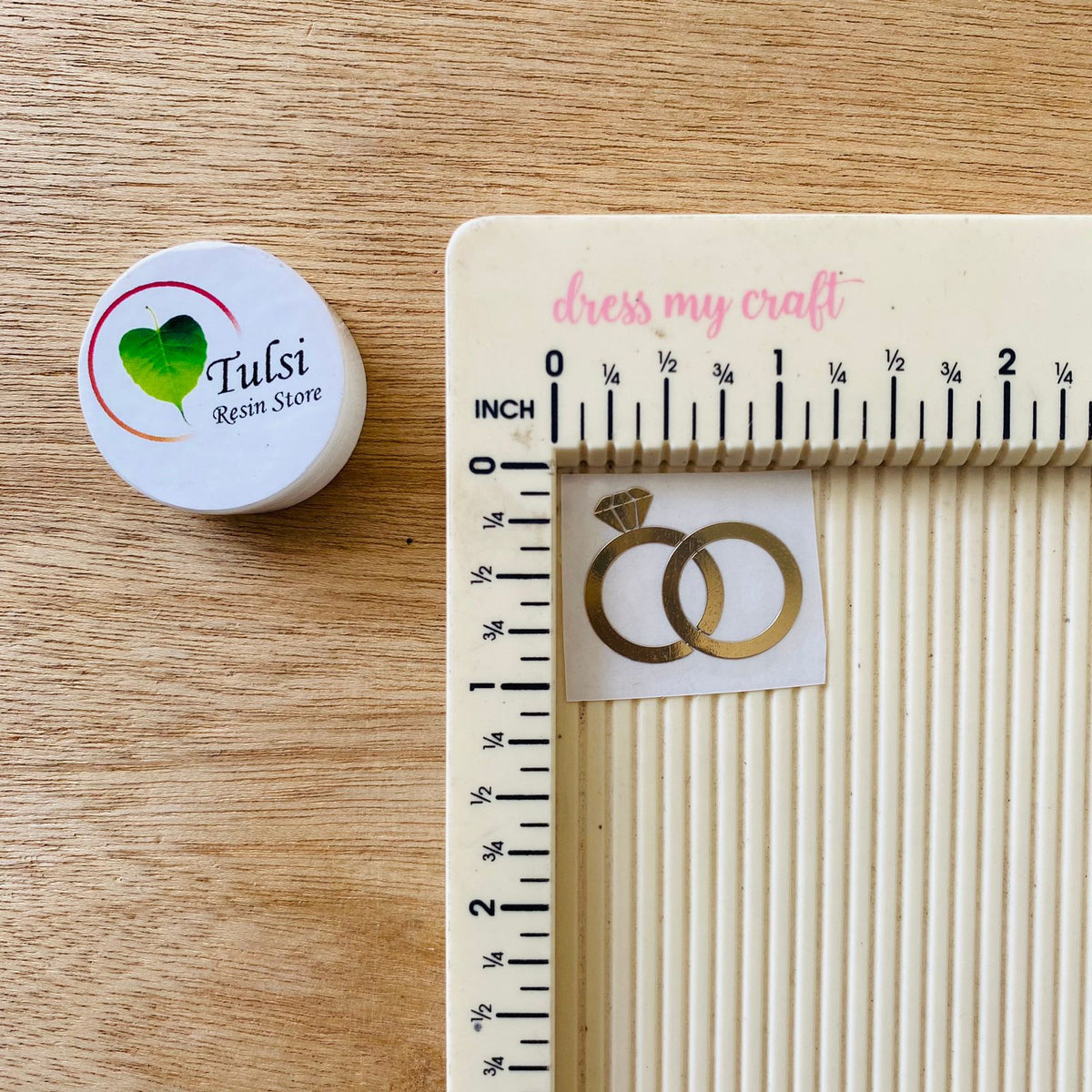 Ringe Sticker Metal Sticker - Engagement Ring - C – Tulsi Resin Store