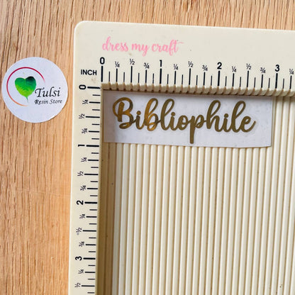 Metal Sticker - Bibliophile