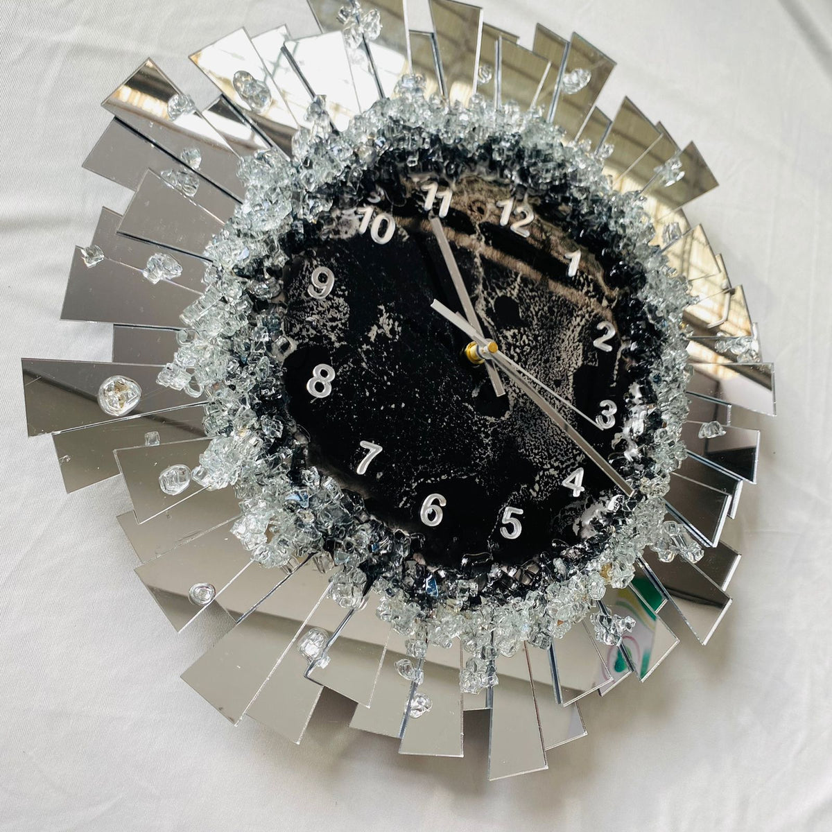 DIY Mirror Clock Kit Tulsi Resin Store