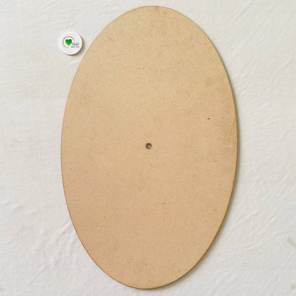 Oval MDF Clock Base 1 | Tulsi Resin