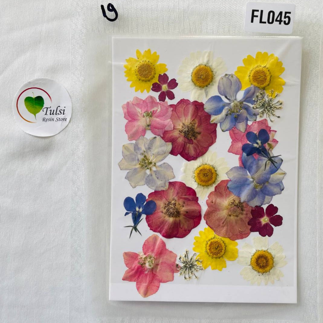 Pressed Flower Sheet Mix F5