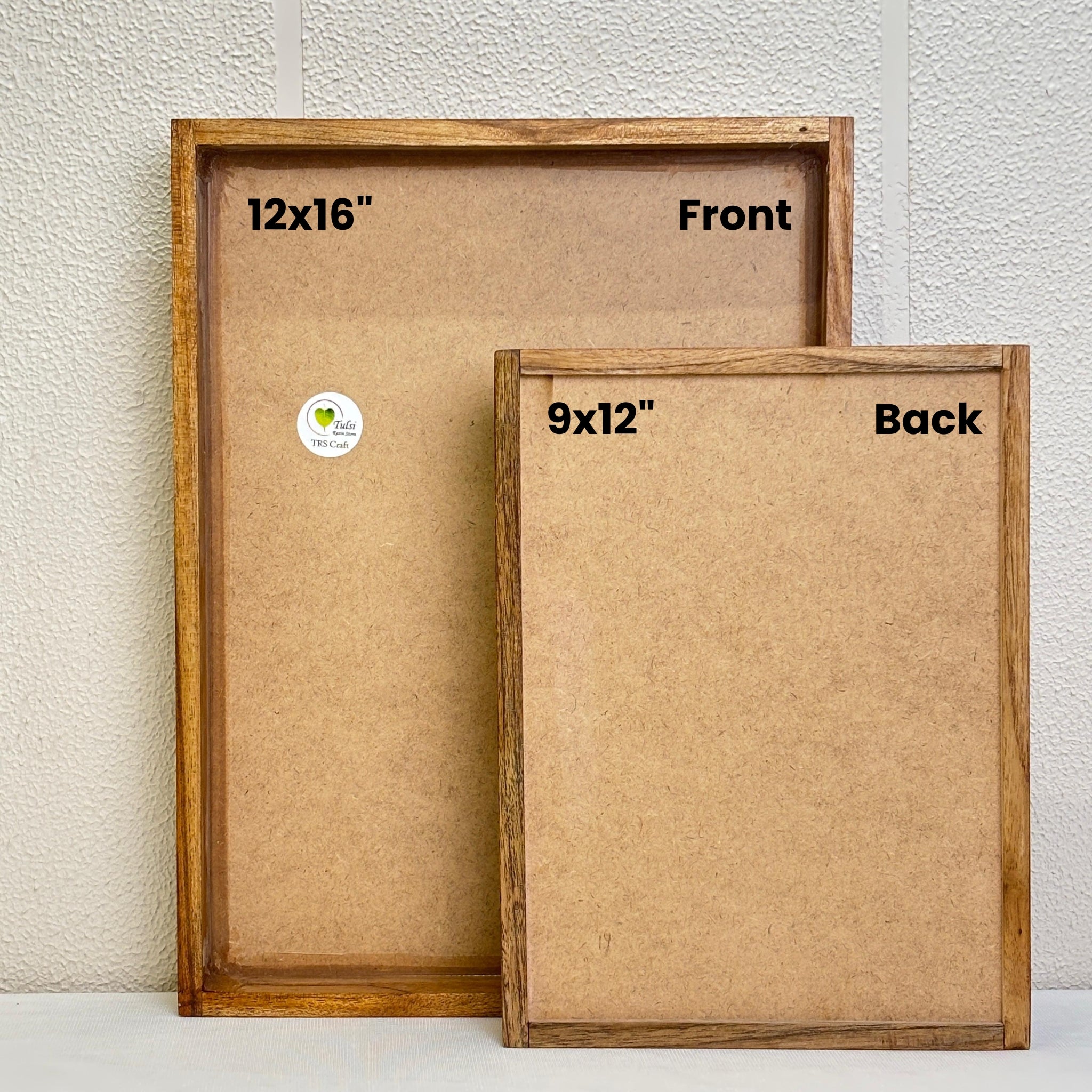 Teakwood Floating Frame (P) - MDF Base Tulsi Resin Store