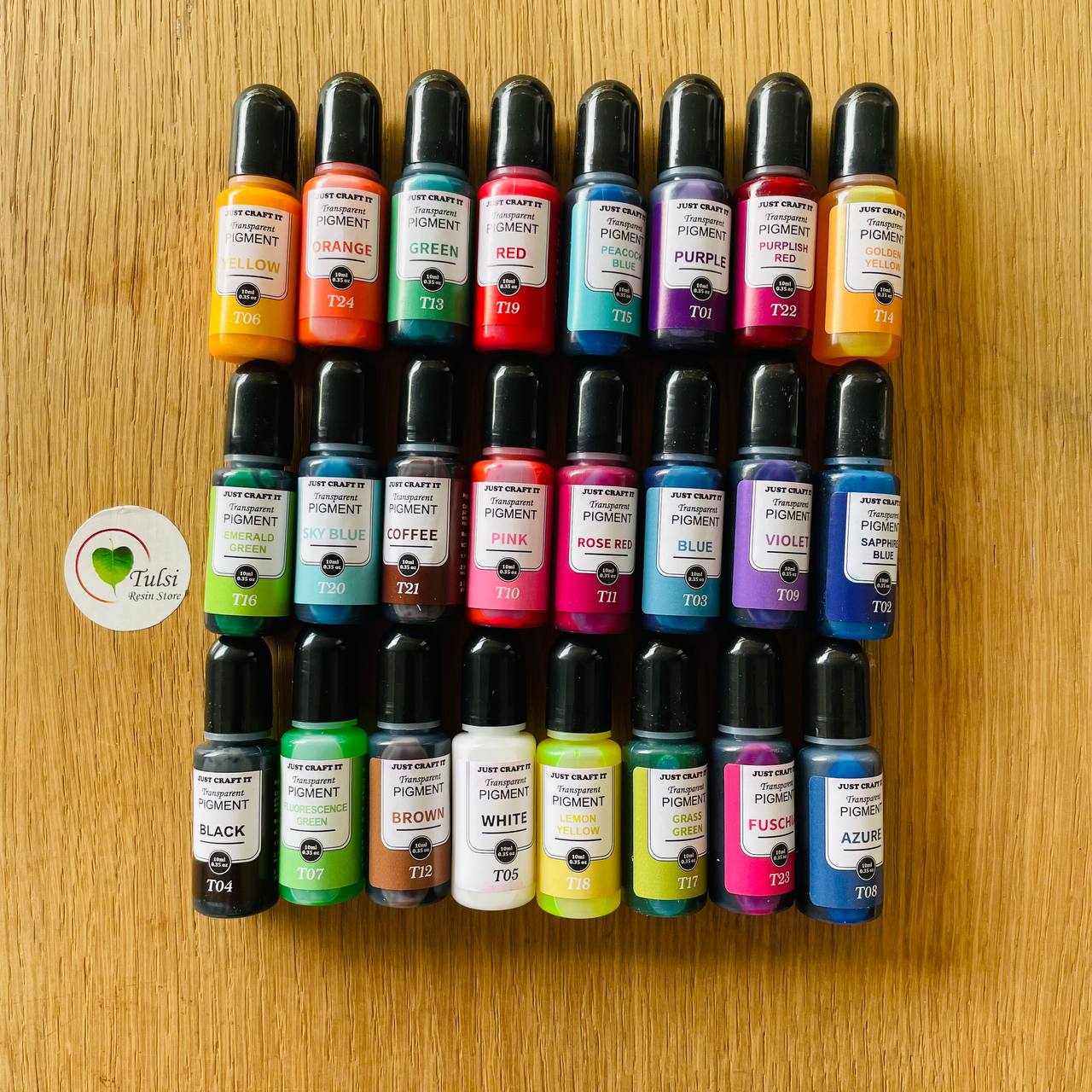 Transparent Pigment/Ink 24pcs Set