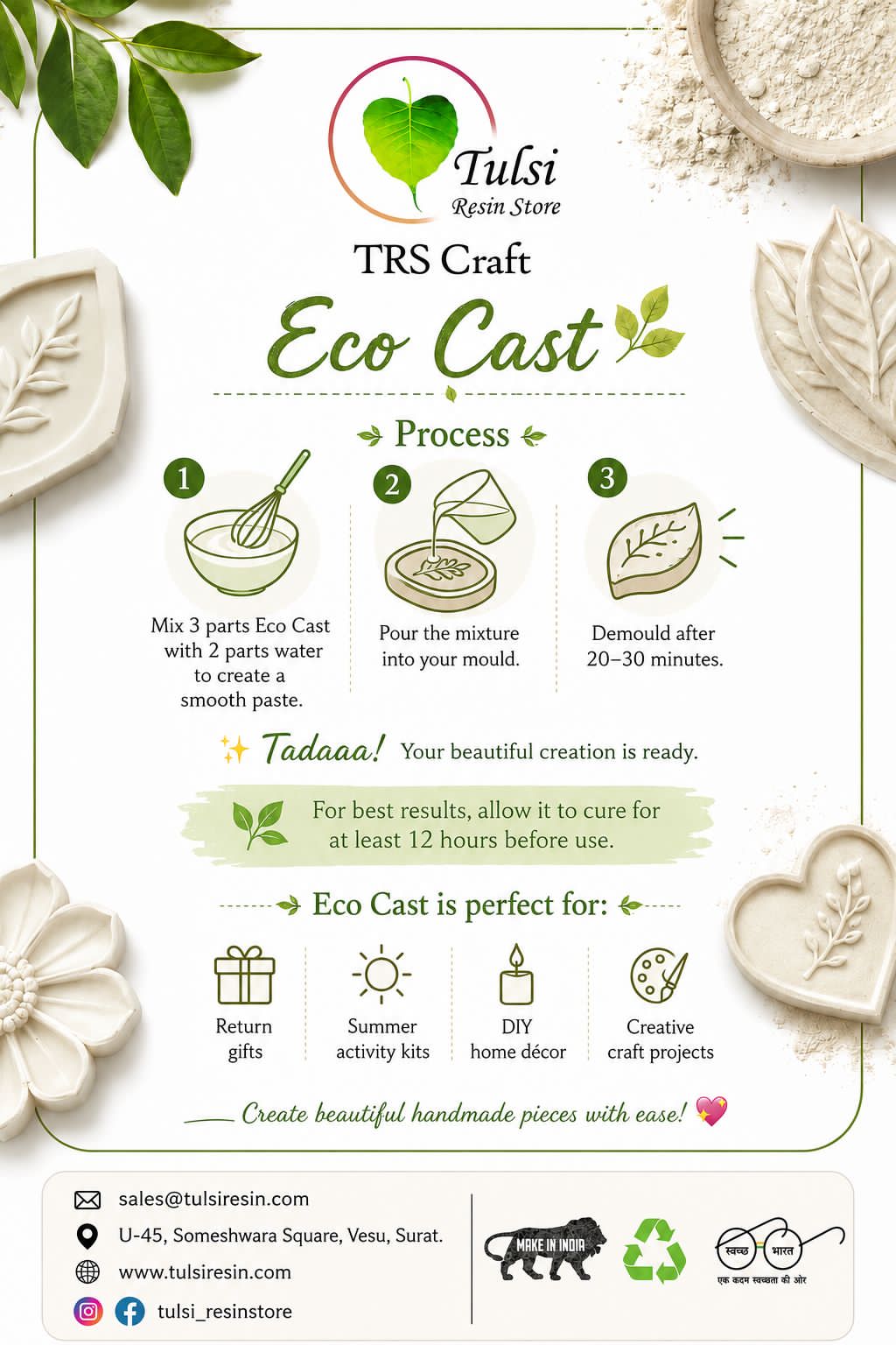TRS Eco Resin Casting Powder - #colour_ - Tulsi Resin Store