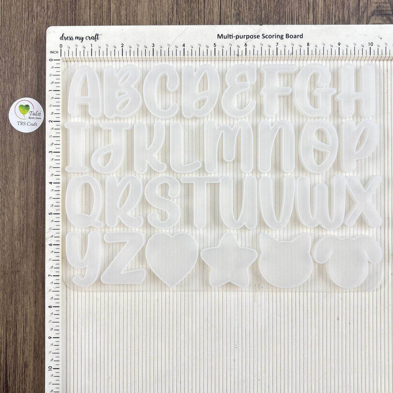 Doodle Back Alphabet Mould
