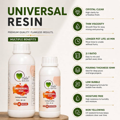 2:1 Universal Resin - Ultimate Multi Use Resin - - Tulsi Resin Store