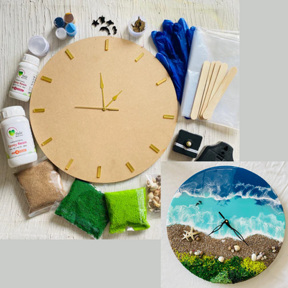 DIY Resin Ocean Kit Round