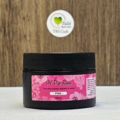 Uv Dip Resin - Colourful Pink Tulsi Resin Store