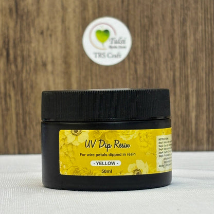 Uv Dip Resin - Colourful Yellow Tulsi Resin Store