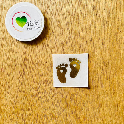 Metal Sticker - Foot Print (B)