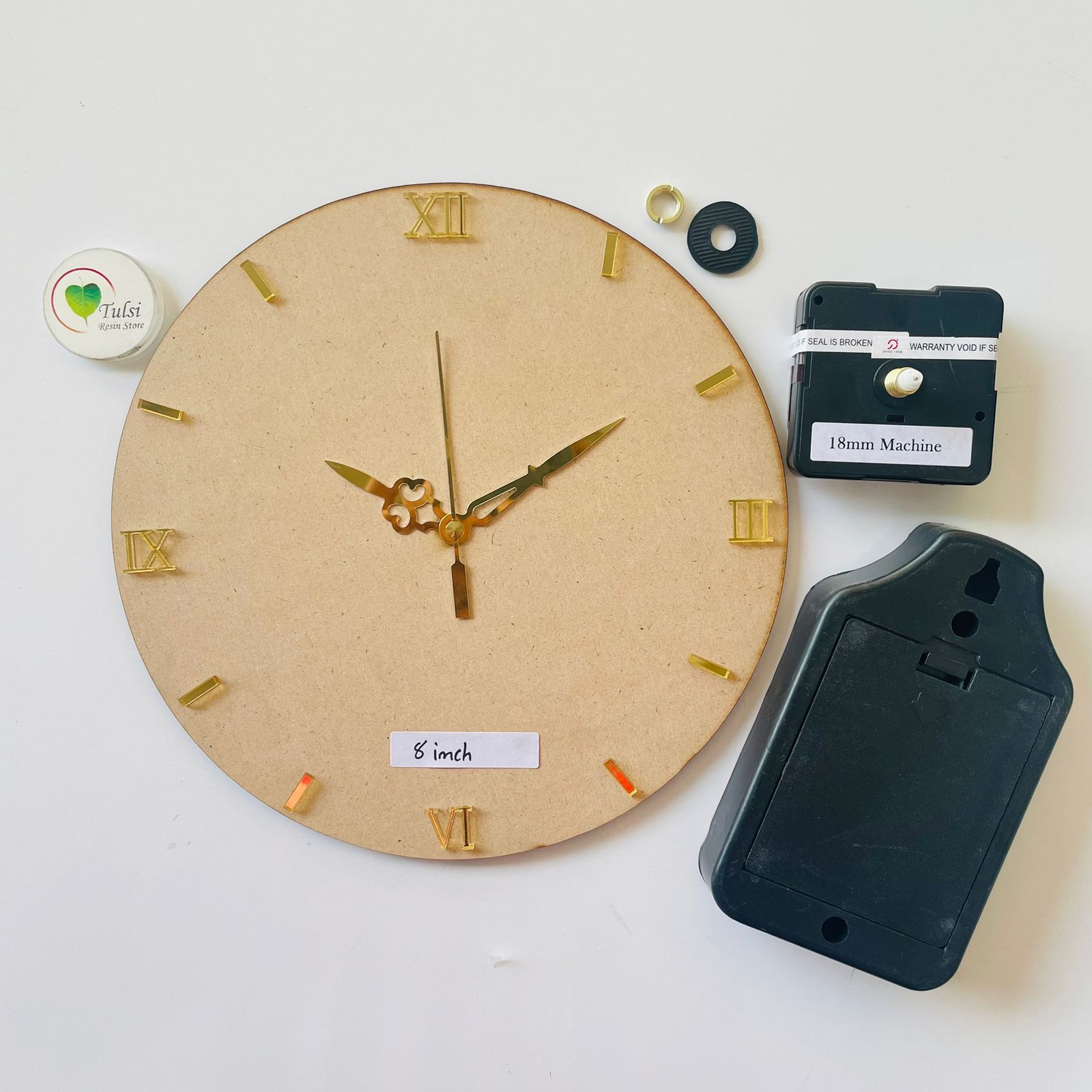 MDF Clock Set With Number