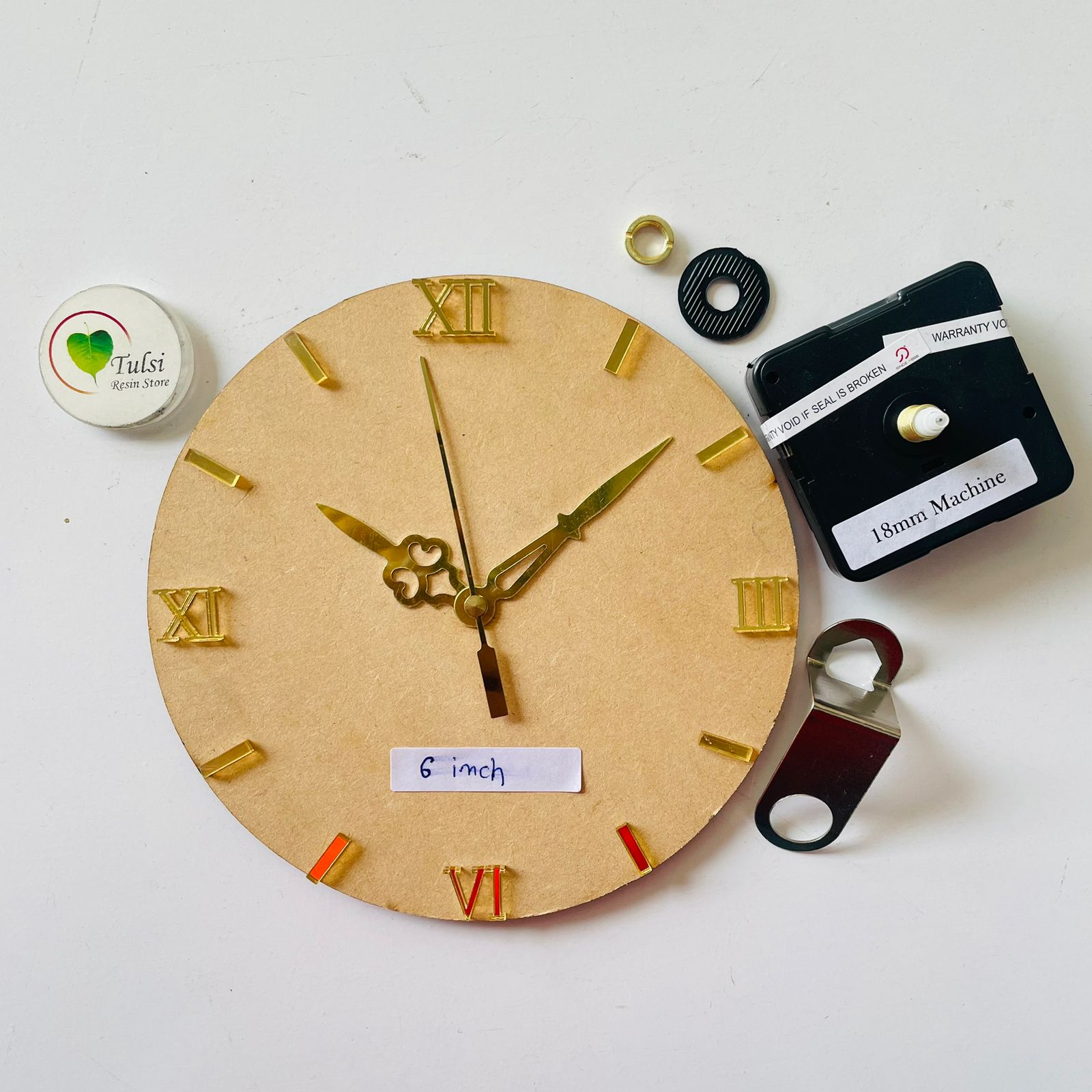 MDF Clock Set With Number