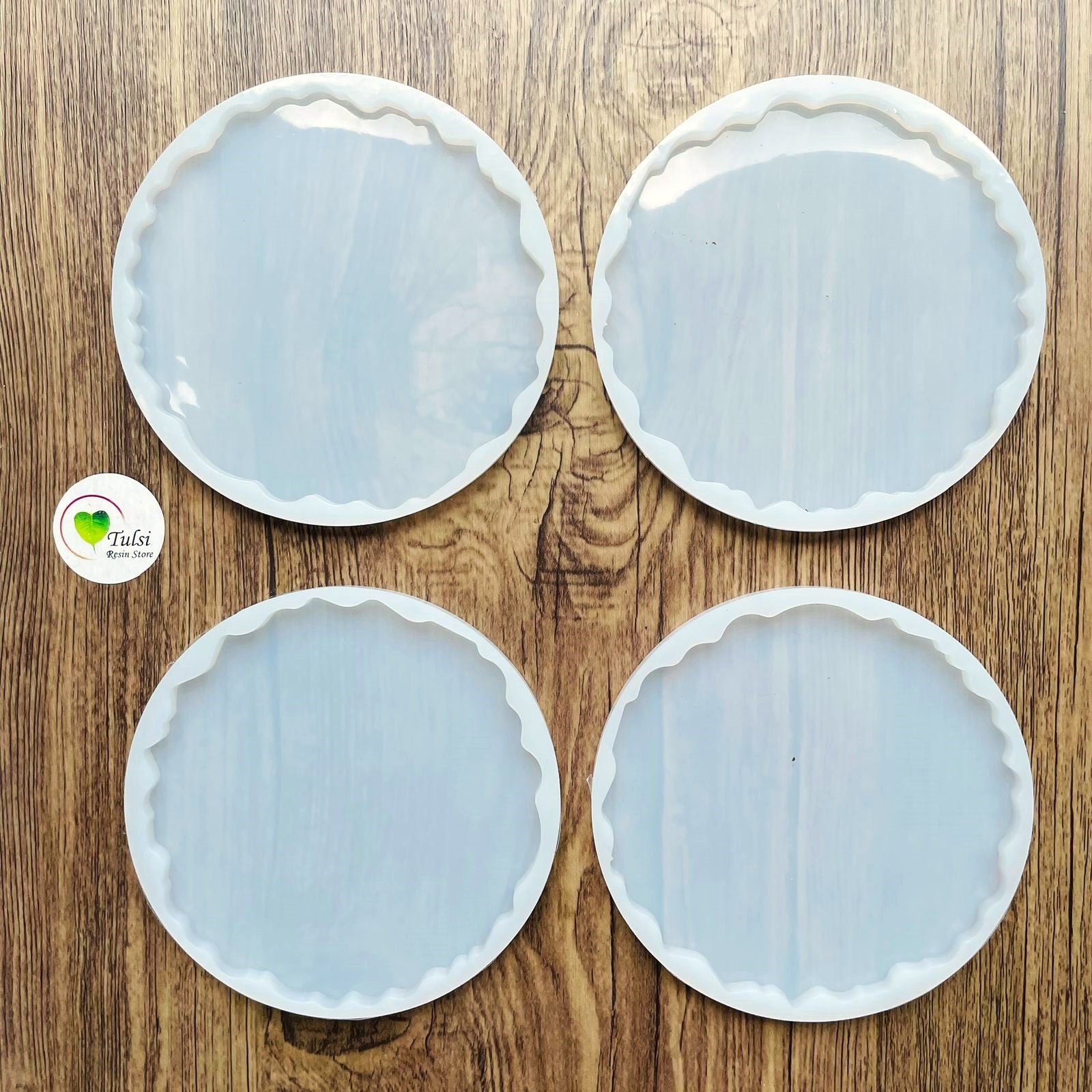 5" Agate Coaster Mould - TRS (Set of 4)