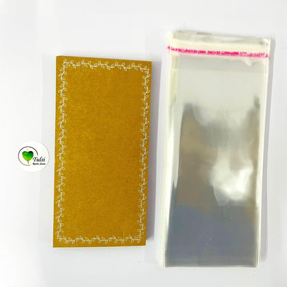 Rakhi Card With Transparent Bags (O)