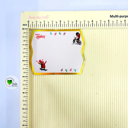 Rakhi Card With Transparent Bags (K)