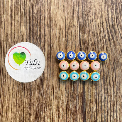 Round Evil Eye Beads (E) (5 Pcs)