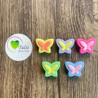 Plastic Butterfly Beads (B)