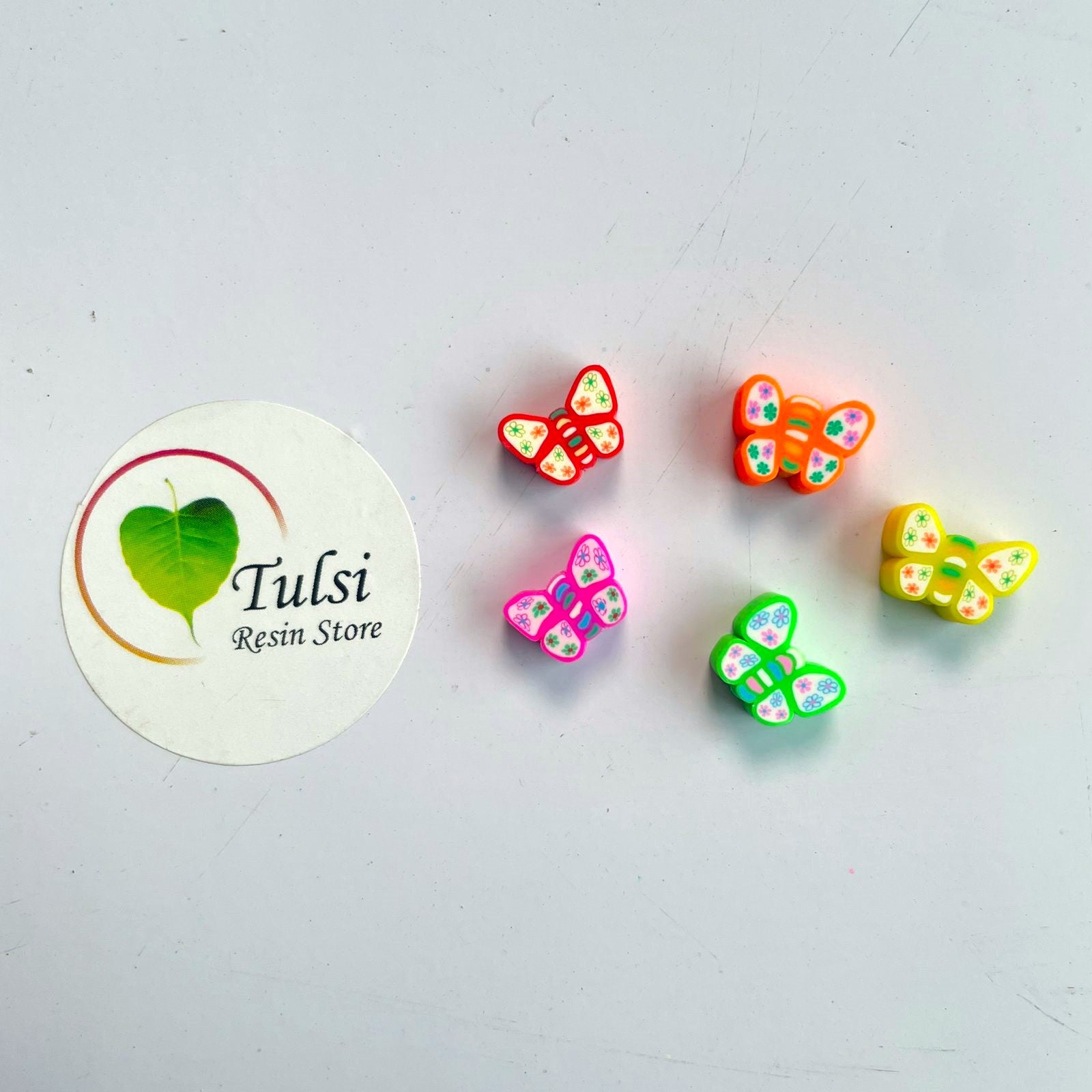 Colourful Butterfly Beads (5 Pcs)