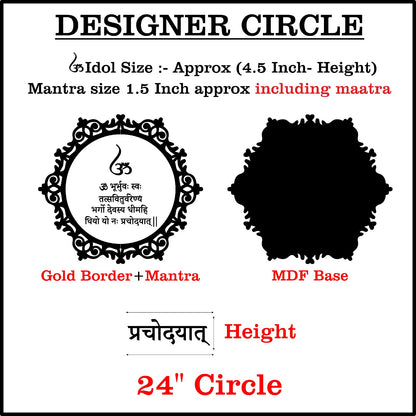 Custom Mantra Frame Set - Designer Round