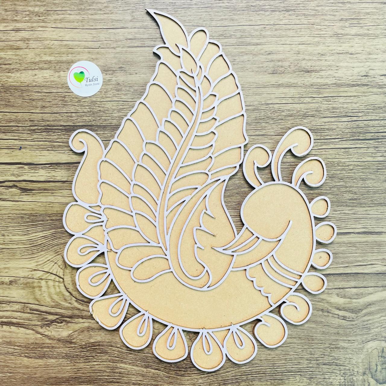 Distash/Defective MDF Cutout - Rangoli (B)