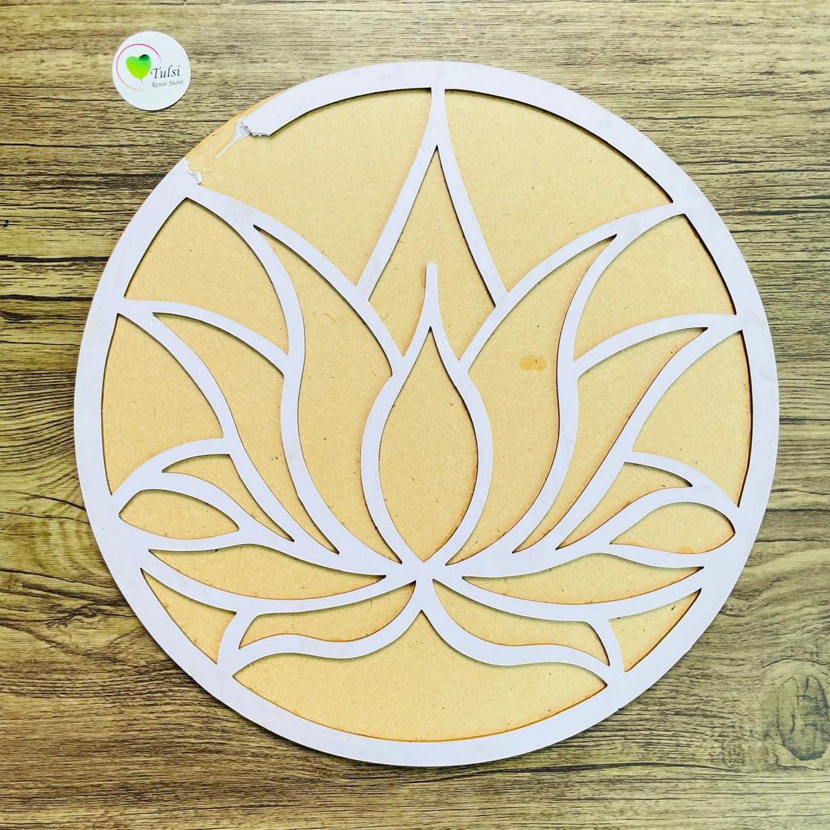 Distash/Defective MDF Cutout Rangoli (A) Tulsi Resin Store