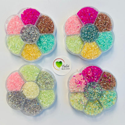 Mini Holo Crystals Set of 7