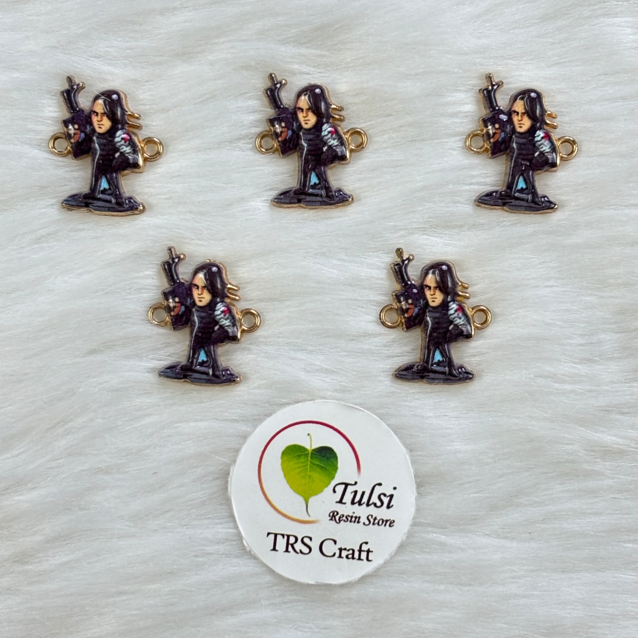 Kids Rakhi Charm (V) Tulsi Resin Store