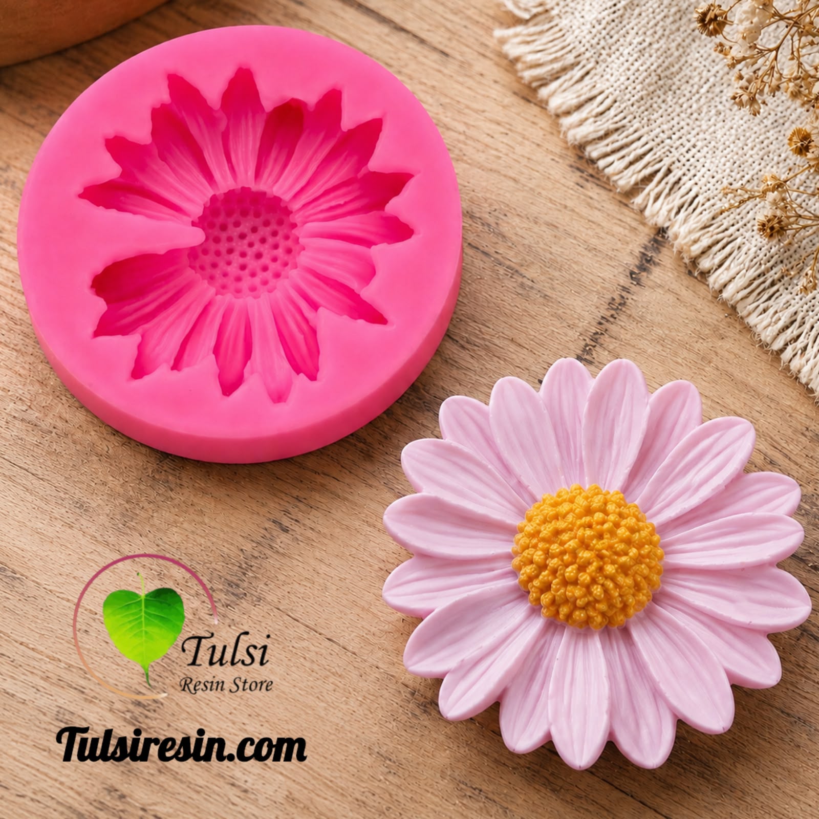 Pink Daisy Flower Mould (B)