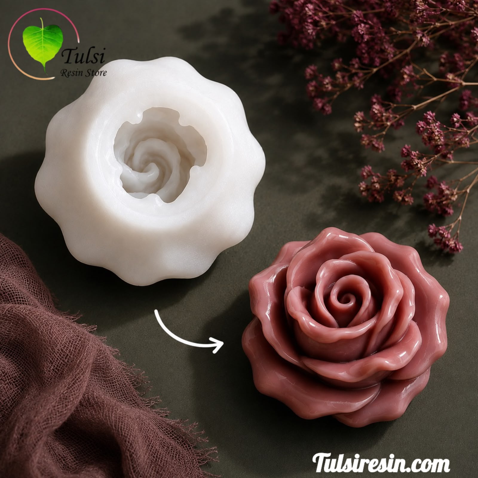 Pink Flower Mould (J)