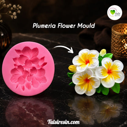 Pink Flower Mould (F) - 3 Cavity