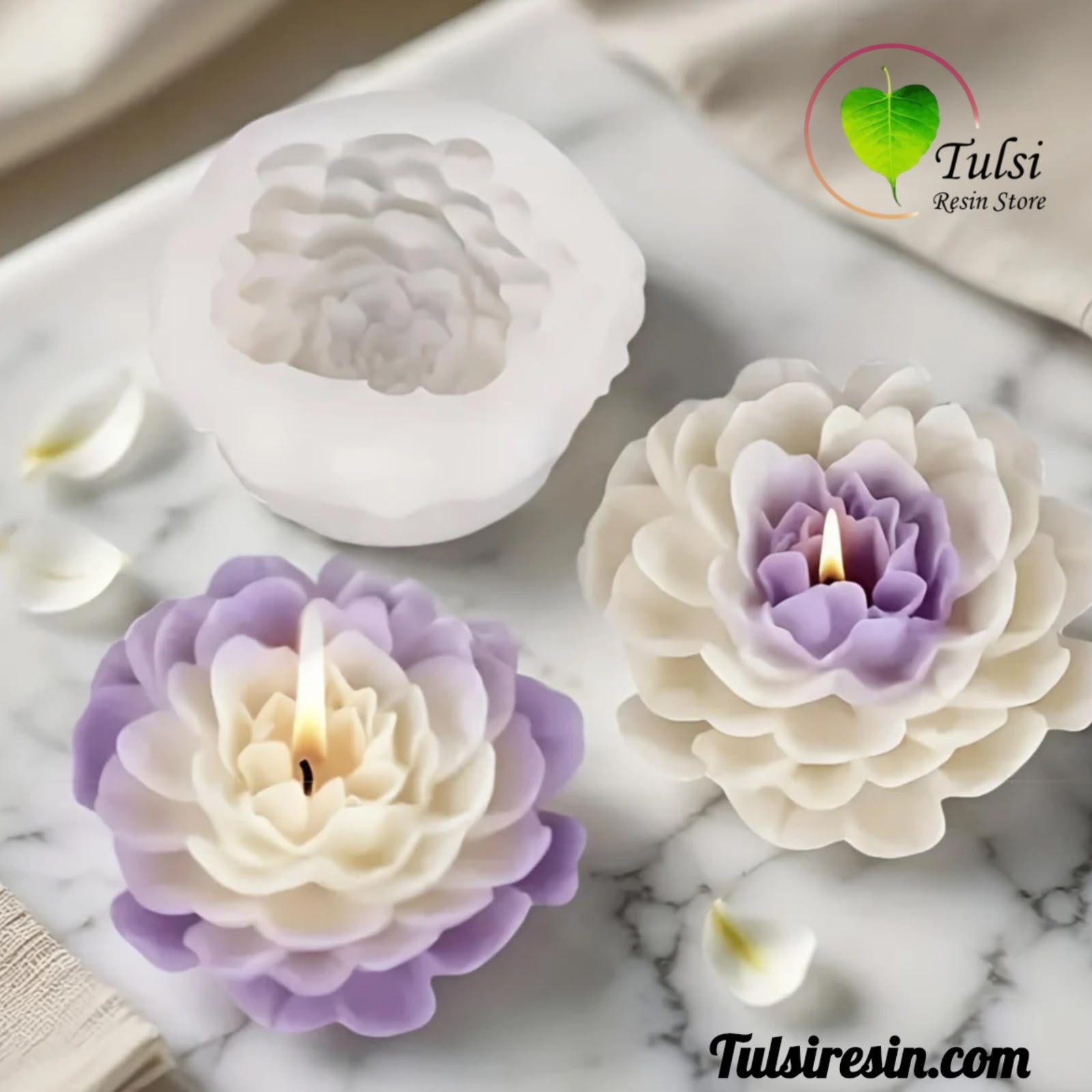 Pink Flower Mould (I)