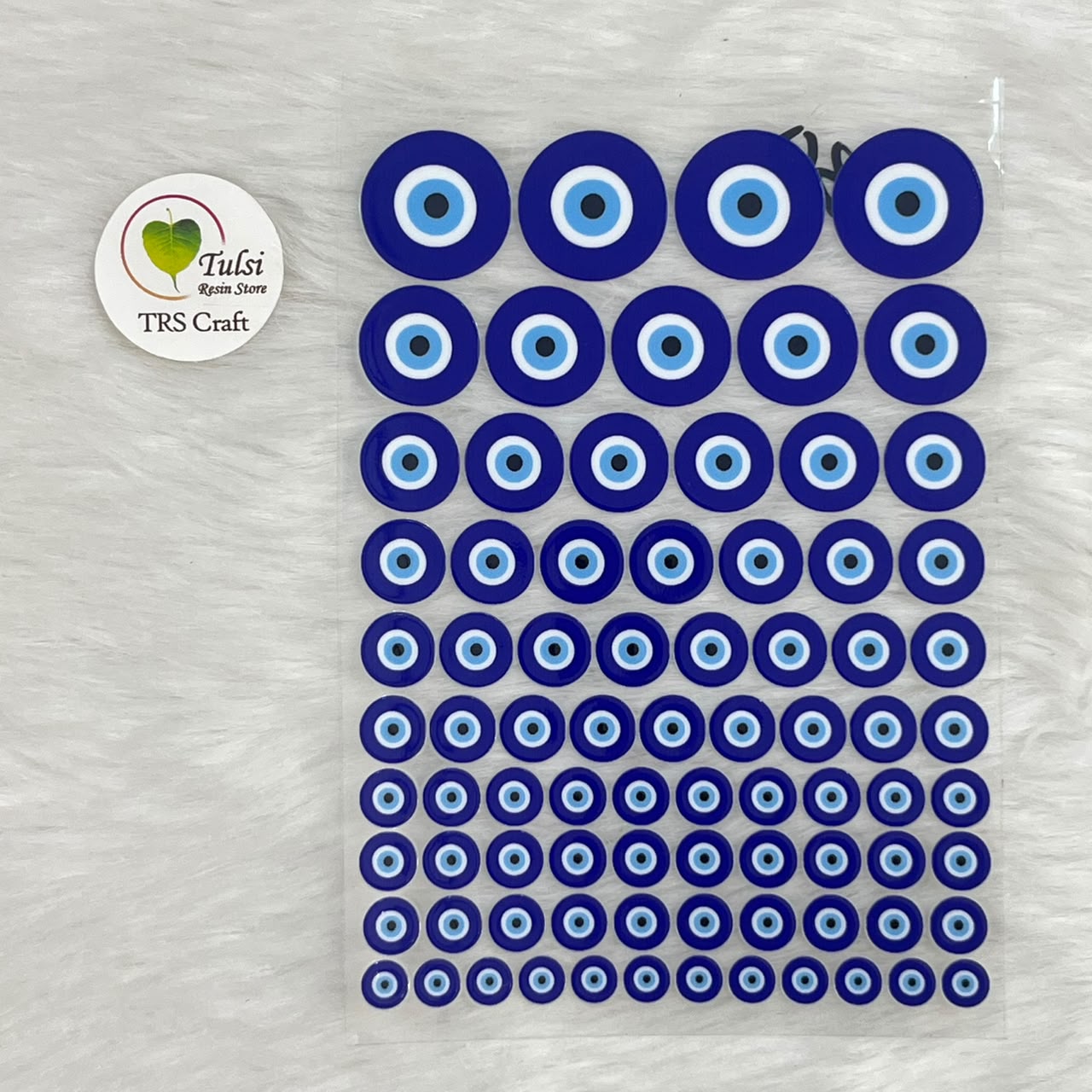 A6 UV DTF Sticker - Evil eye (A)