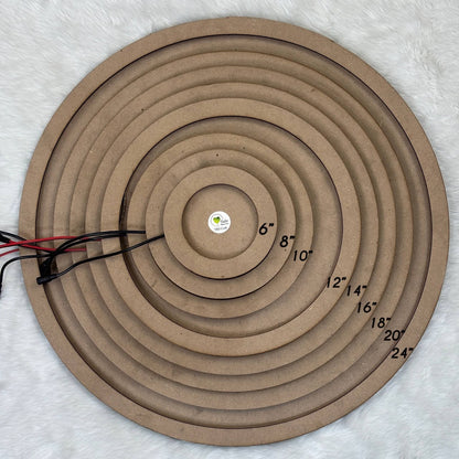 MDF Moon Lamp Base (B) - 3 layer