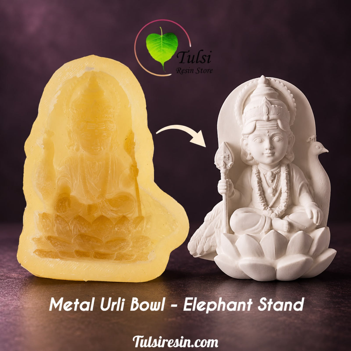 3D Kartikeya (Murugan) Idol Mould (A)