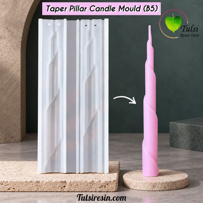 Taper Pillar Candle Mould (B5)