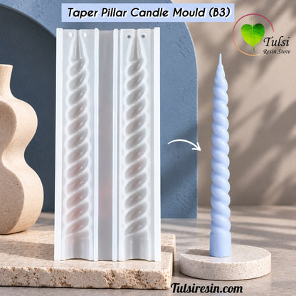 Taper Pillar Candle Mould (B3)
