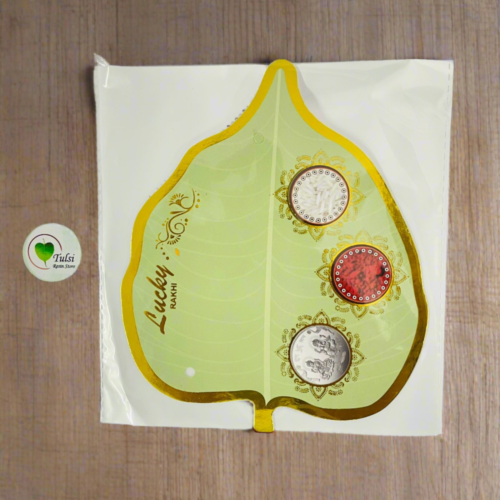 Rakhi Card With Transparent Bags (P)