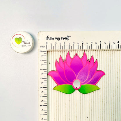 MDF Printed Lotus Cutout