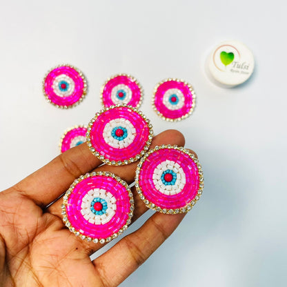 Evil Eye Patch - Pink