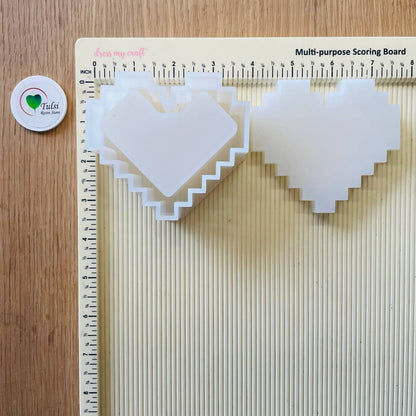 Zig Zag Heart Box Mould