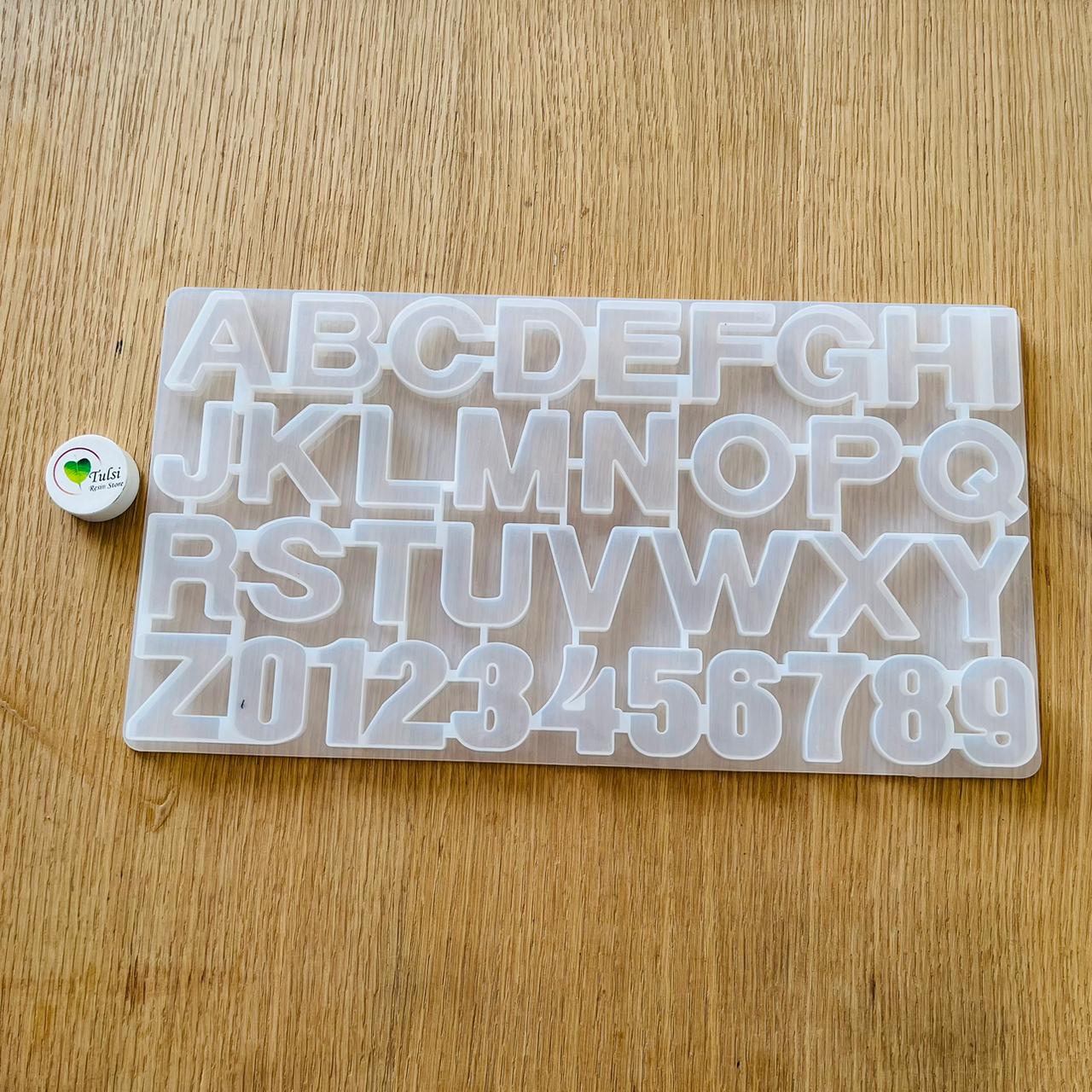 Back alphabet Mould