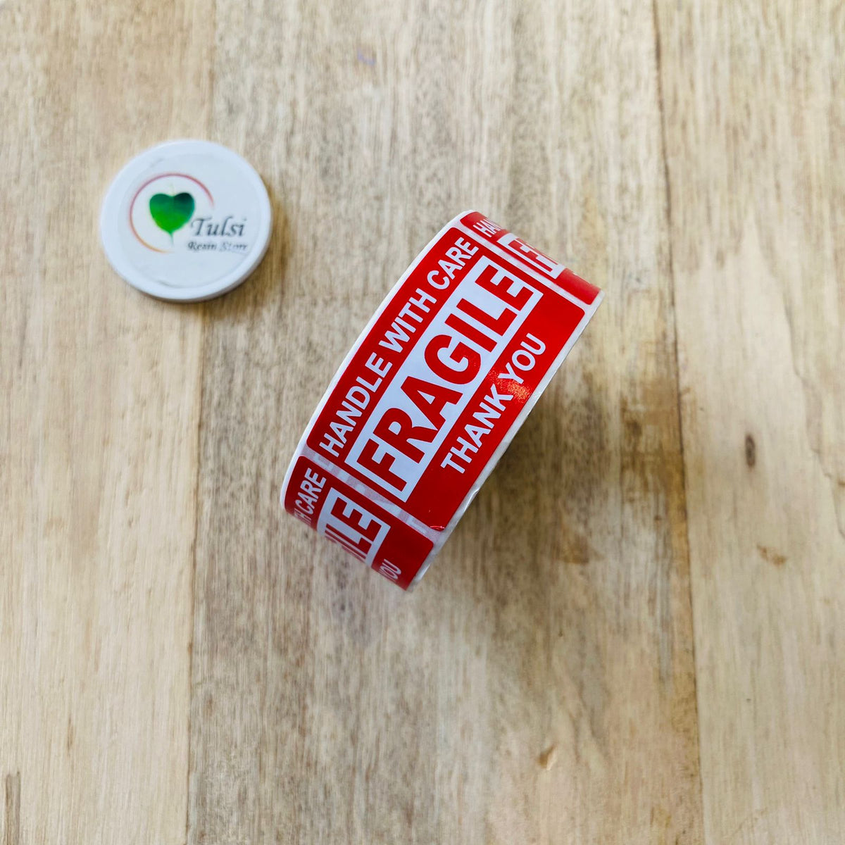 Fragile Sticker Roll Tulsi Resin Store