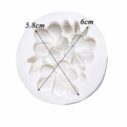 Pink Flower Mould (F) - 3 Cavity
