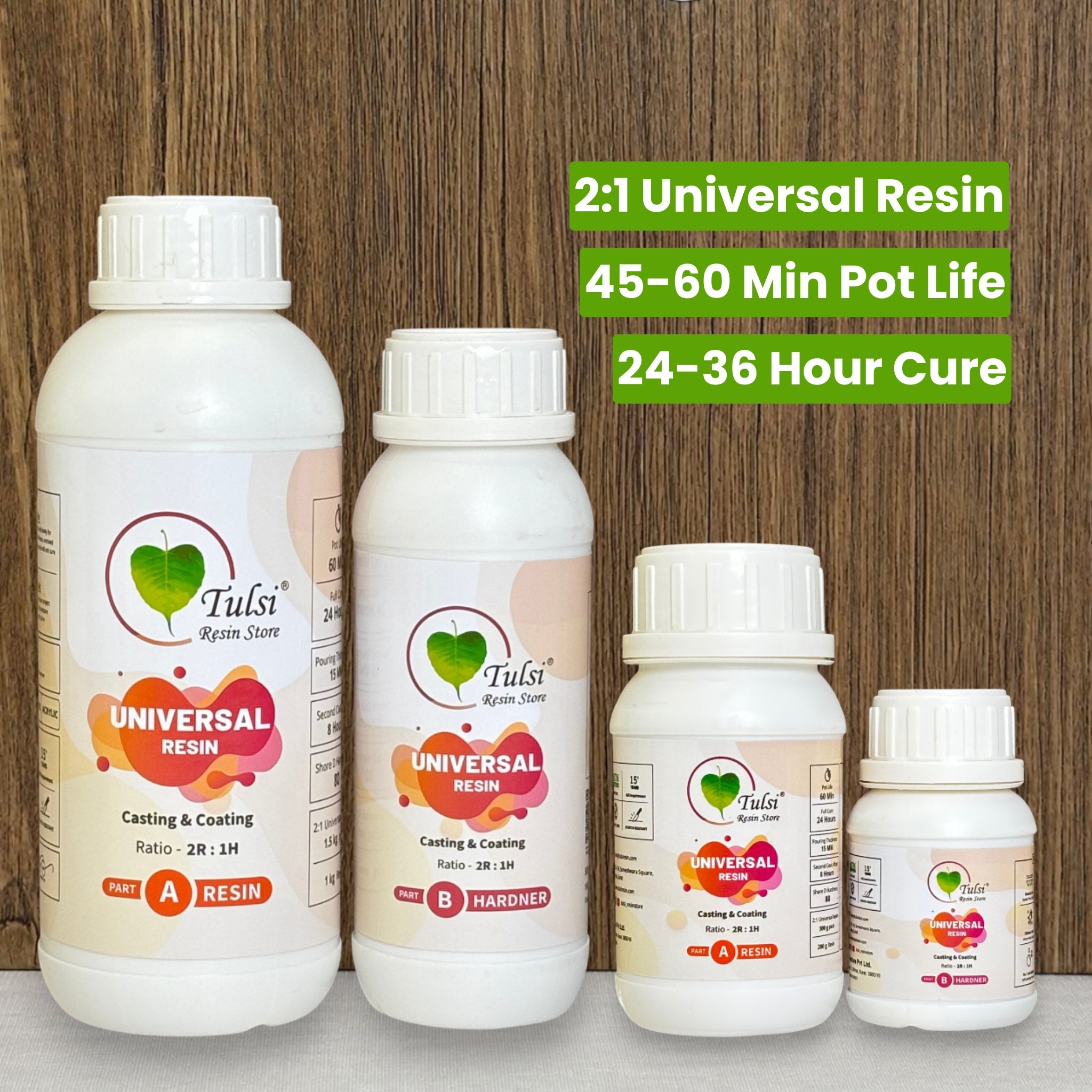 2:1 Universal Resin - All Use Moisture Free Resin